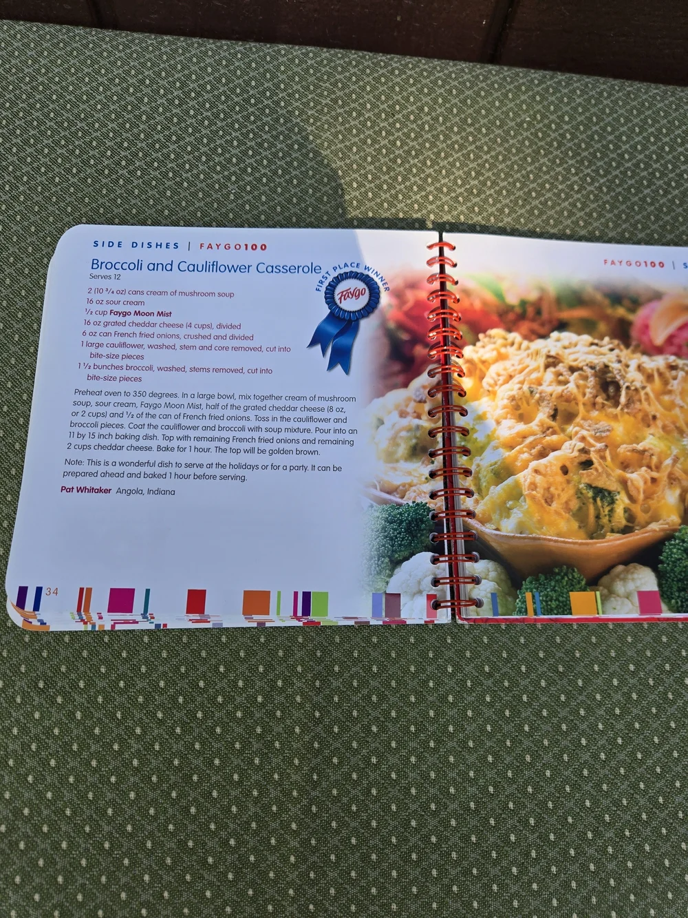 Faygo Centennial Recipe Spiral Bound Book